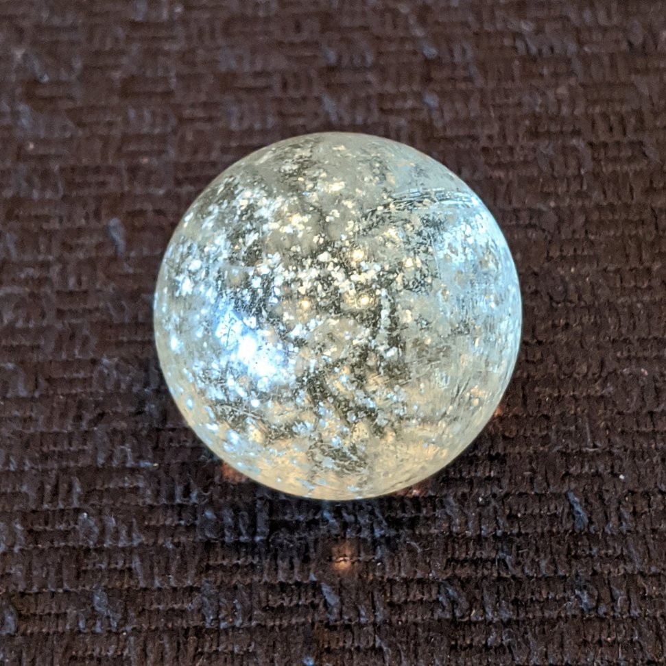 1 3 16 Clear Mica Old Rare Marbles
