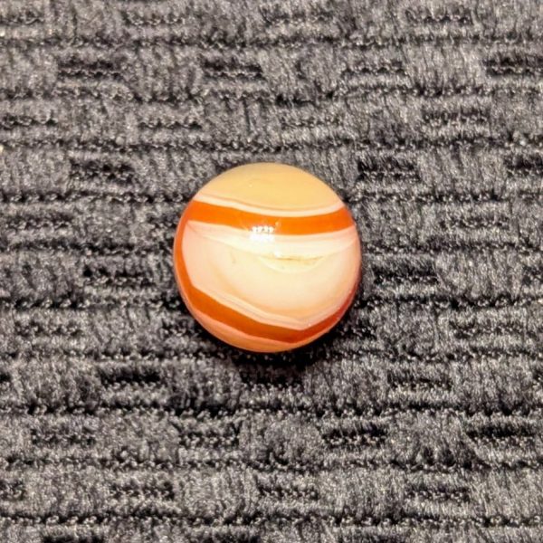 15/32" Peewee Hand-Faceted Agate w/ Pretty Design - Image 6