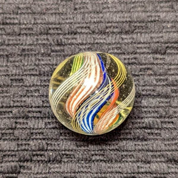 1-1/16" Divided Core Swirl w/ 4 Wide Colorfully Striped Inner Ribbons - Image 7