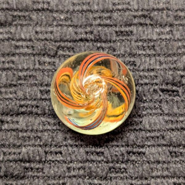 HTF Beautiful Orange Latticino Swirl - Image 2