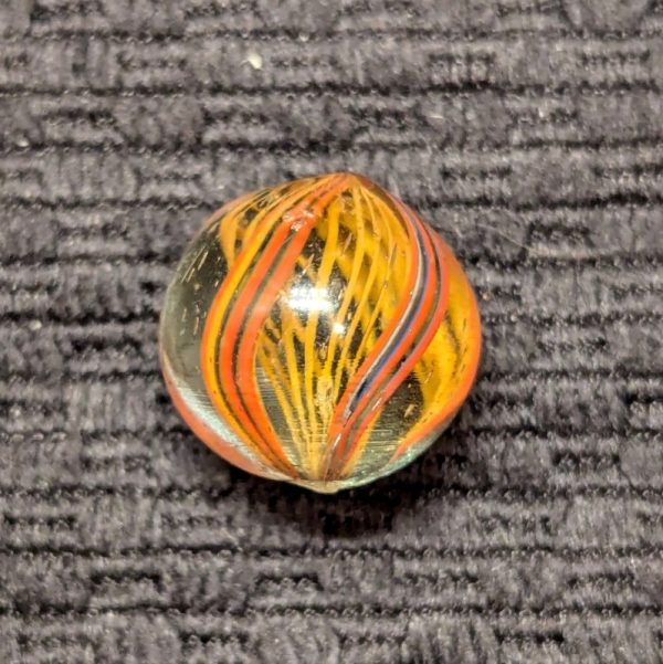 HTF Beautiful Orange Latticino Swirl - Image 6