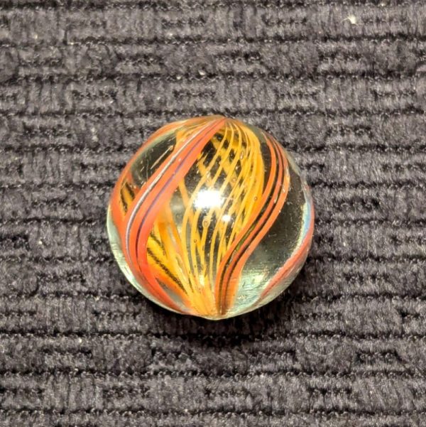 HTF Beautiful Orange Latticino Swirl - Image 7