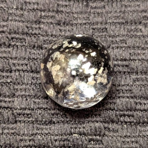 13/16" Rare Grey Mica w/ Heavy Coverage of Bright Chunky Mica ~ A "Poor Man's Black Mica" - Image 3