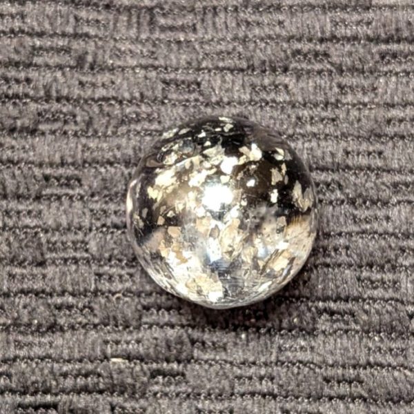 13/16" Rare Grey Mica w/ Heavy Coverage of Bright Chunky Mica ~ A "Poor Man's Black Mica" - Image 5