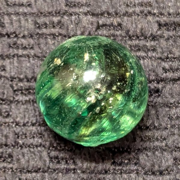 RARE Lobed & Cased Multicolor MIST MICA of Green-Yellow-Blue! - Image 3