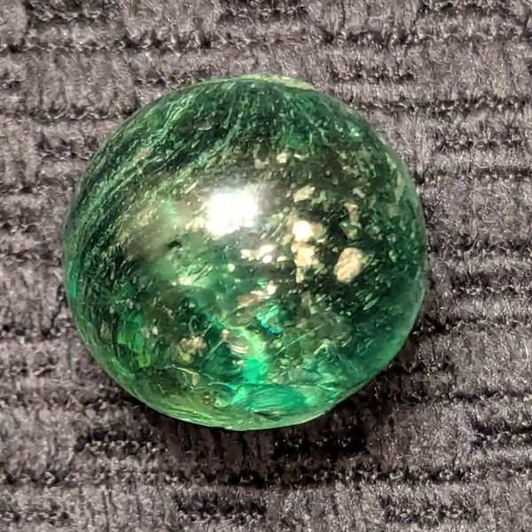 RARE Lobed & Cased Multicolor MIST MICA of Green-Yellow-Blue! - Image 5