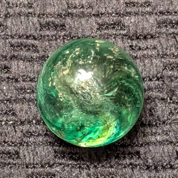 RARE Lobed & Cased Multicolor MIST MICA of Green-Yellow-Blue! - Image 6