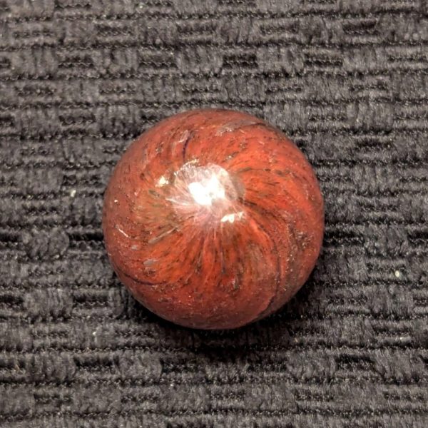 Large Rare & Unusual 31/32" Oxblood Colored Onionskin w/ Light Mica! - Image 7