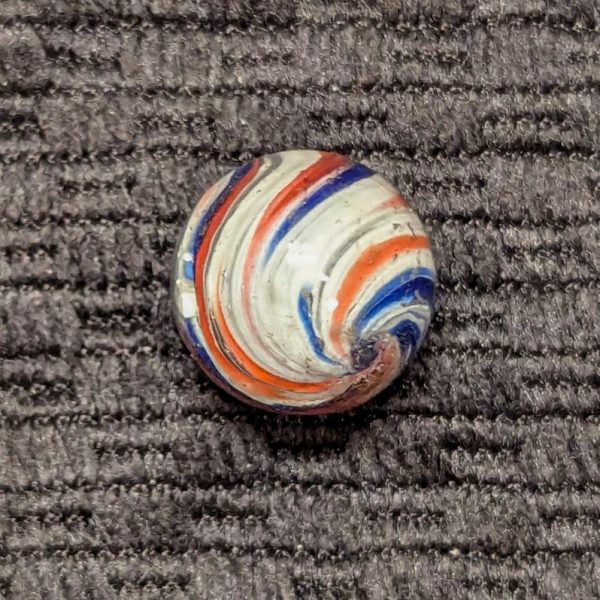 Attractive Red-White-Blue Onionskin w/  Mica. - Image 8