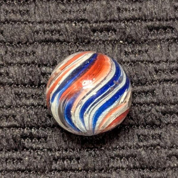 Attractive Red-White-Blue Onionskin w/  Mica. - Image 4