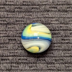 Rare Blue, Fluorescent Seafoam Green, and Yellow Hybrid Popeye Corkscrew