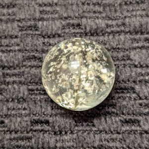 5/8" Clear Mica w/ Green Central Filament & Load of Mica Flakes!