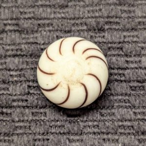 Rare 25/32" Brown Lined Clambroth - Mint & Symmetrical