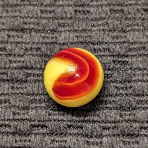 AKRO Double Red Corkscrew over Yellow