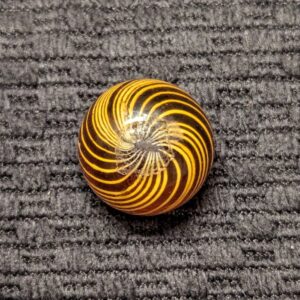 Incredible 28-Line Gooseberry with Great Coverage & Deep Amber Glass - Very High Grade!