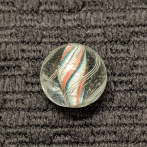 Pink, Green & White Solid Core Swirl