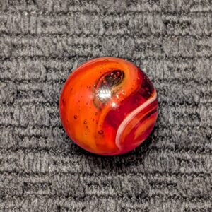 Hand-Gathered CAC Red Slag w/ "9" & Distinct Tail