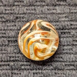 Outstanding Unusual Burnt Orange & White 2-Color Wire Pull