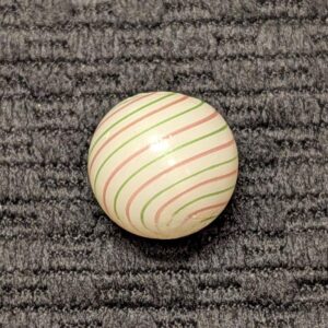 Rarely Seen Perfectly Symmetrical 14 Line Pink & Green Clambroth