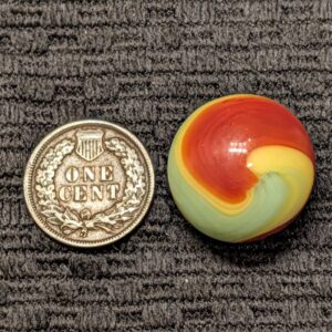 13/16" AKRO Lifesaver 3-Color Corkscrew w/ Factory Error Cold-Roll Spiral