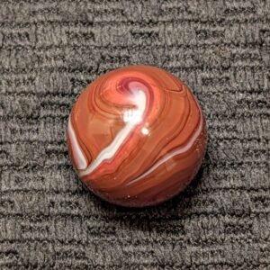 Beautiful Large 25/32" MFC Hand-Gathered Oxblood Brick w/ "9" and Tail