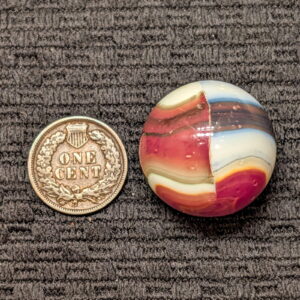 Big 31/32" 4-Color Marble King Patch & Ribbon