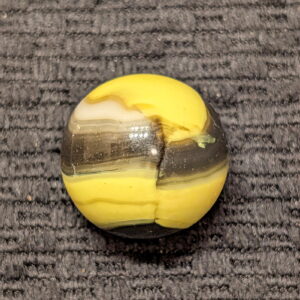 Big 15/16" Marble King Bumblebee - FREE to a New Collector <1Yr, or Age 16 or Less!