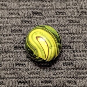 CAC Single Cut-Line Striped Opaque w/ Yellow & a Loop of Red over Black