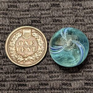 Unusual Periwinkle Coreless Swirl