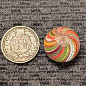 Fantastic Multicolor Fine-Line Joseph's Coat Swirl with Bright Colors!