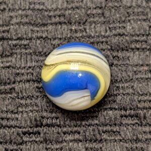 AKRO Popeye Corkscrew of Blue, Yellow, Stringy White & Clear