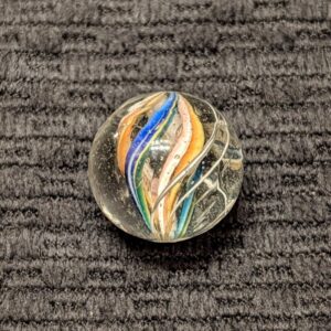 23/32" Brightly Colored 4-Ribbon Divided Core Swirl