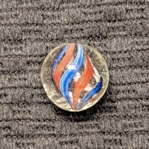 Uncommon Naked 6-Ribbon Divided Core Swirl w/ Bold Red & Blue Alternating Ribbons