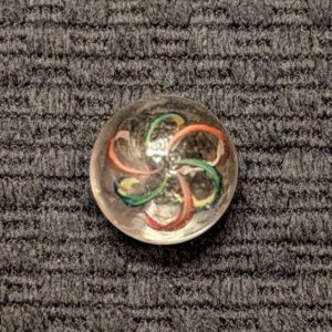 Elegant Shrunken Coreless Swirl of 6 Narrow Ribbons