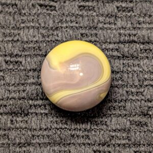 Unusual Purple & Yellow AKRO Corkscrew - Wet Mint