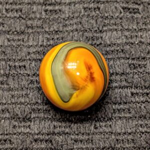 Dusty Blue, Orange & Yellow 3-Color Corkscrew