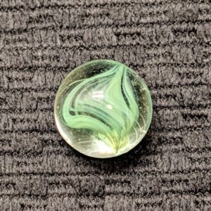 Unusual Attractive Brushed or Wispy Green Cats Eye