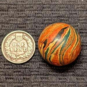 Rare & Beautiful 29/32"+ 4-Color Gutta Percha w/ Flame Pattern