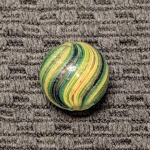 Absolutely Gorgeous Green, Yellow & Blue Onionskin Lutz!