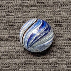 13/16" Blue & White Onionskin w/ a Little Green & Purple - Free to New Collector or under 16 yrs