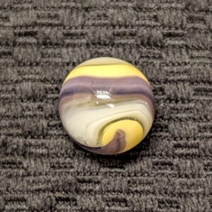 Beautiful Double Twist Purple Popeye AKRO Corkscrew w/ Darker Purple Stripe