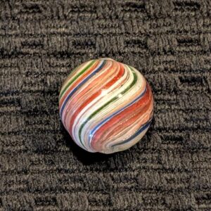 Multicolor Finely Striped Onionskin with Clown Colors - Wet Mint!
