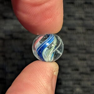 Peewee 3-Ribbon Divided Core Swirl - FREE to New Collector under 1 Yr or Age 16 & Under!