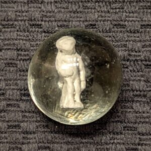 1-1/4" Standing Ape Man Sulphide - Wet Mint