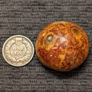 Big 1-1/8" Brown Bennington - Wet Mint