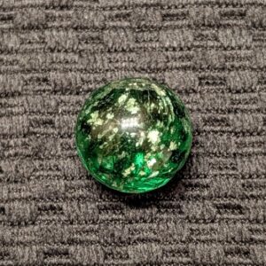Shooter 3/4"Deep Green Mica w/ Heavy Mica Flake Distribution