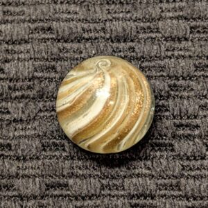 Dazzling Rare Wet Mint White Onionskin Lutz w/ Heavy Lutz Bands that Flashes and Sparkles from Every Angle!