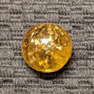Rare 3/4" Shooter-Size Golden Mica w/ Another Interior Core of Mica!