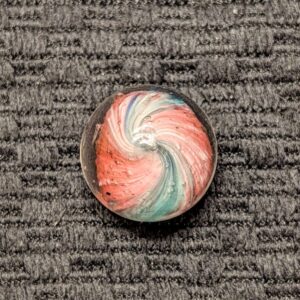 Exquisite 11/16" Pink & Baby Blue 4-Panel Shrunken Onionskin - Wet Mint!