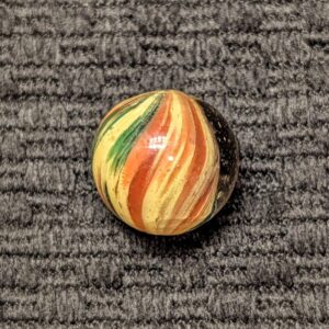 Fabulous Shrunken Onionskin w/ Bright Streaks of Color- Wet Mint!